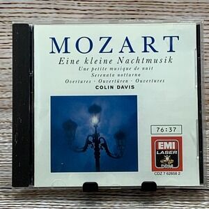 Mozart Eine kleine Nachtmusik‎ Overtures [1990 CD] Colin Davis EMI Classical